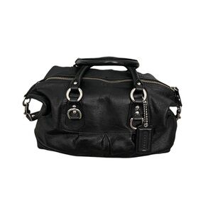 Coach Black Leather Satchel